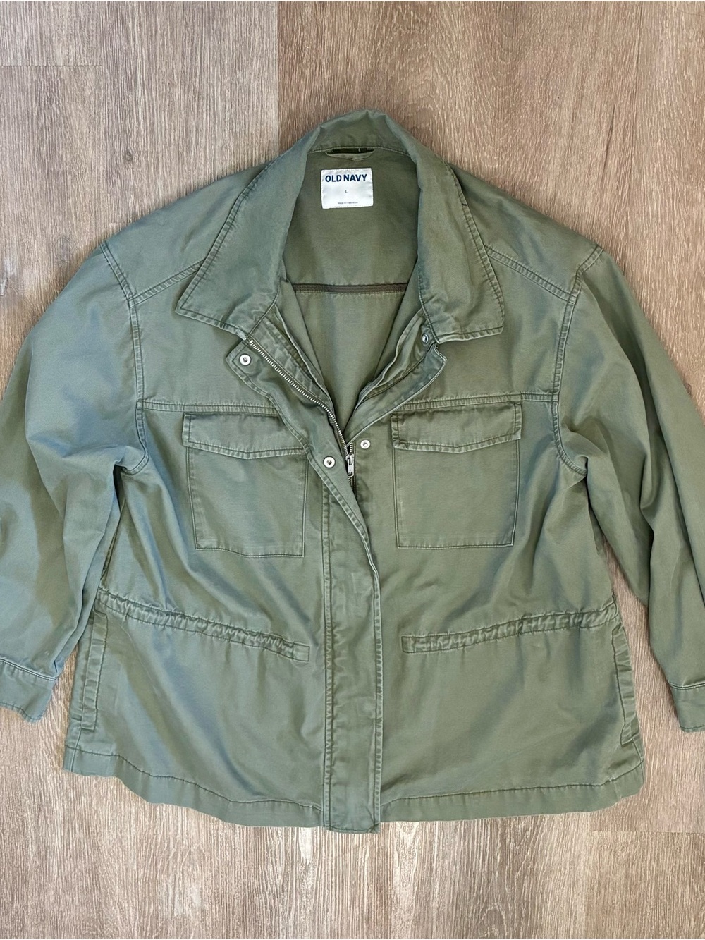 Old Navy Women's Olive Utility Field Jacket